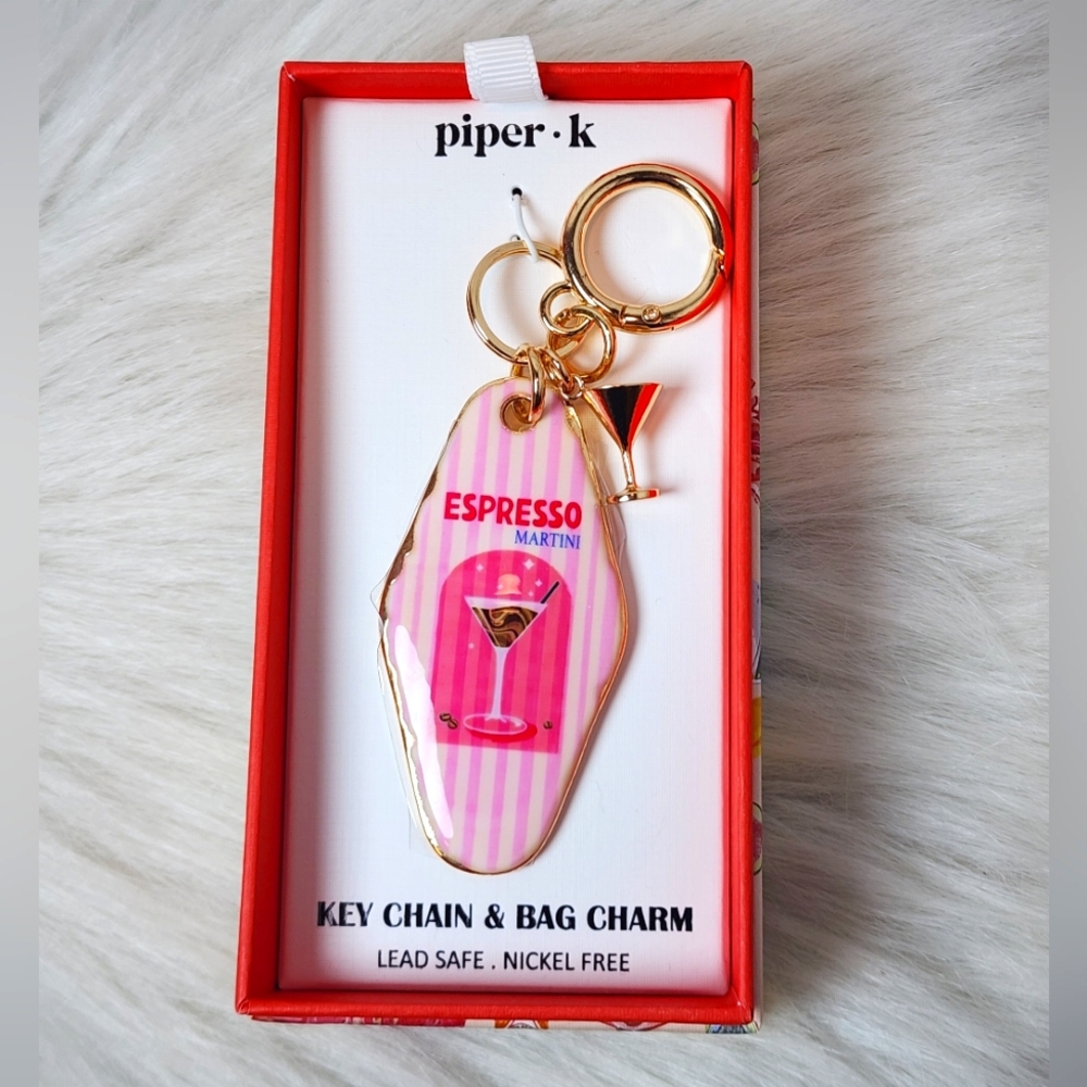 Piper K Espresso Martini Keychain